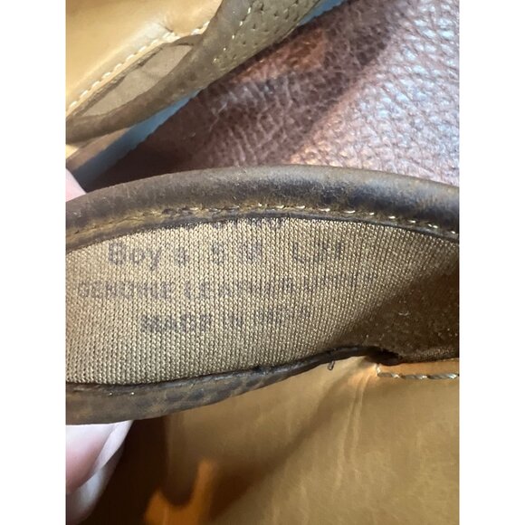 Johnston & Murphy Norris Thong Leather Flip Flops women’s 7 boys 5 - Picture 3 of 4